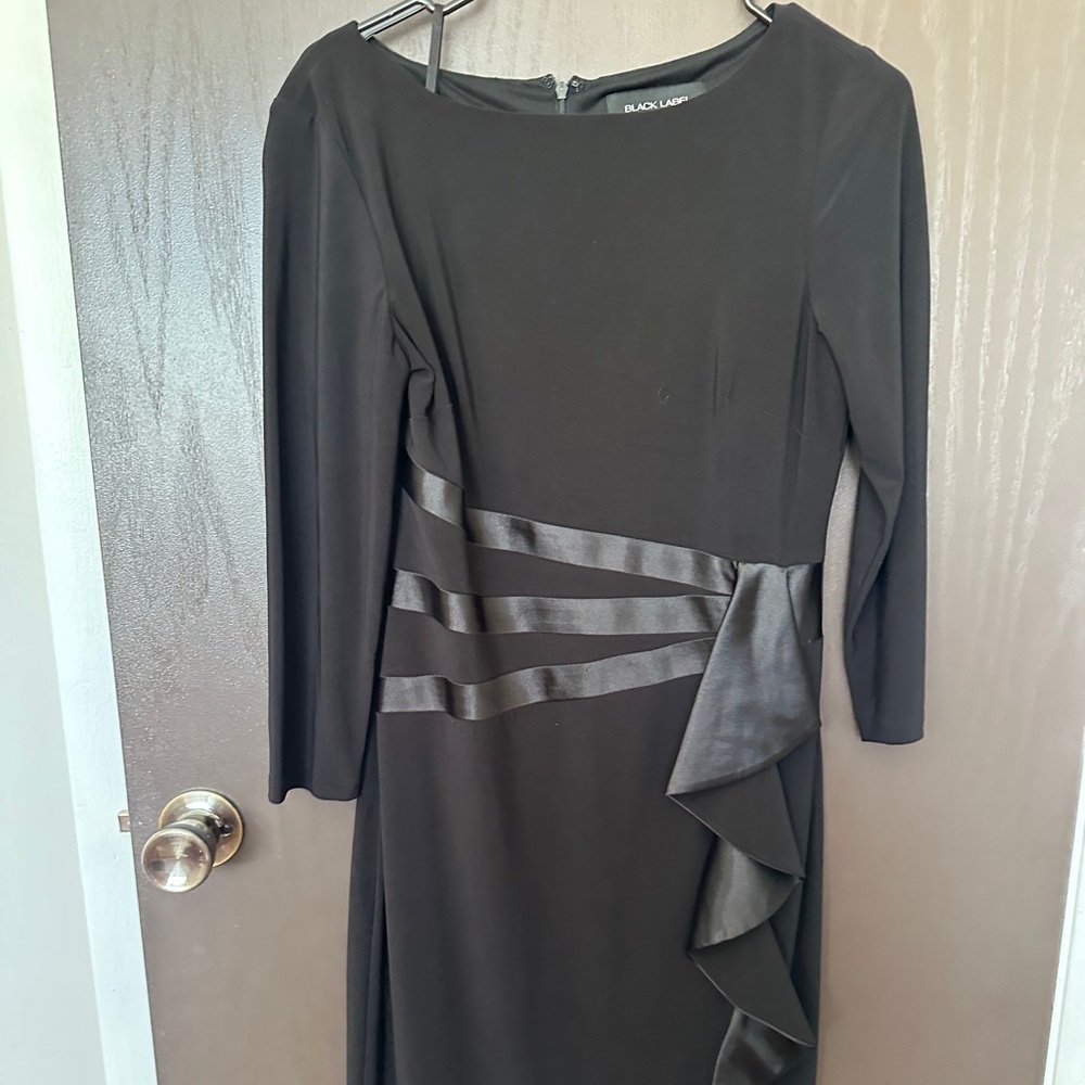 Evan Picone Classic Black Dress